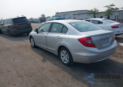 2012 Honda Civic Lx from USA, damaged, VIN 19XFB2F5XCE372783